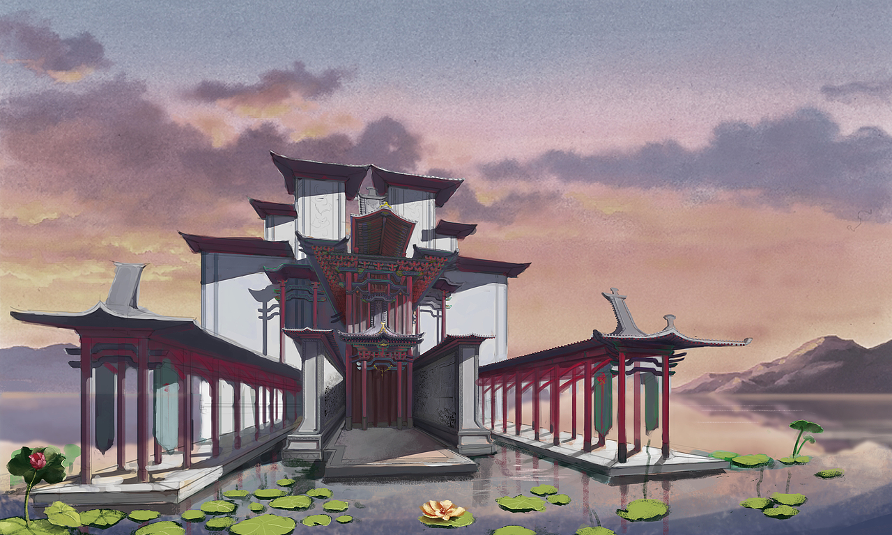 国风场景设计（图ZMTU5NTA4Mjc2） - 游戏原画 - 站酷设计师RC30机械军团长原创素材 - 站酷ZCOOL