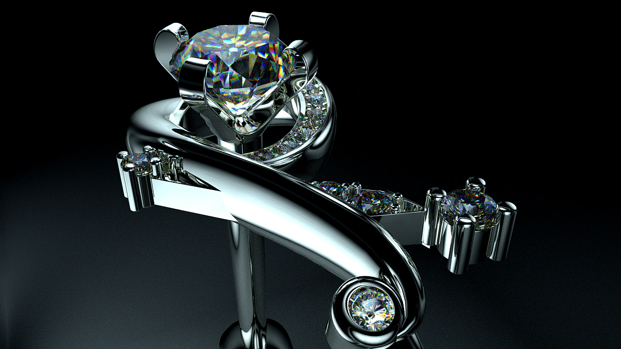 珠宝首饰动画视频渲染