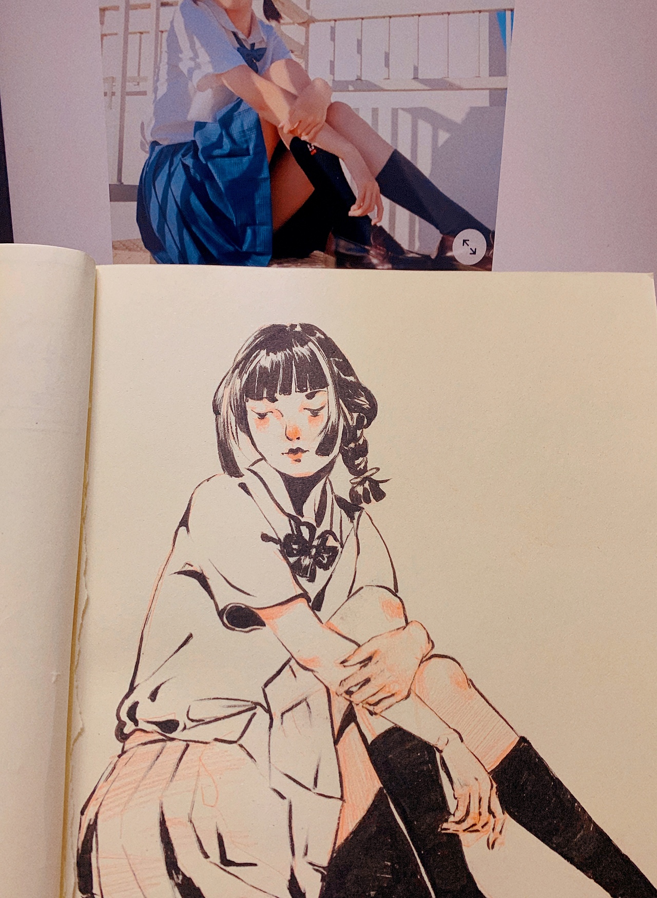 速寫(xiě)（圖ZMjU3MDcxNjM2） - 創(chuàng)作習(xí)作 - 站酷設(shè)計(jì)師阿代的呆原創(chuàng)素材 - 站酷ZCOOL