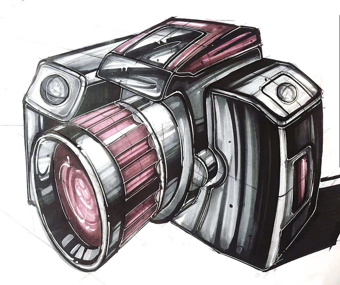 工业设计手绘|工业/产品|工业用品/机械|益达和炫迈 - 原创作品