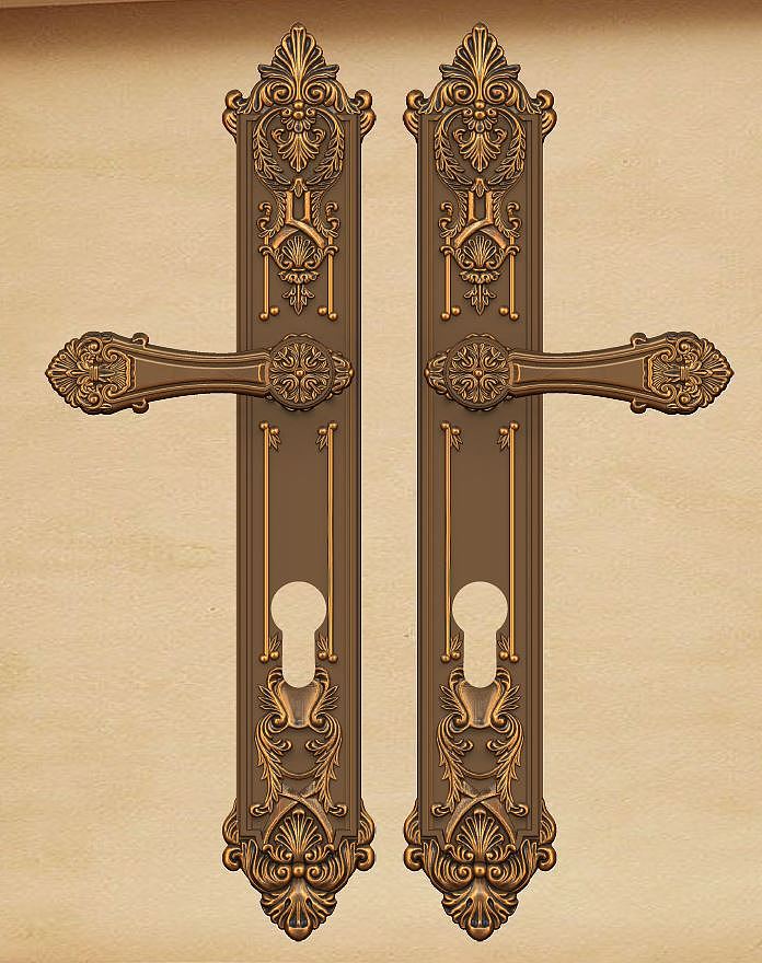 亚丁山设计 欧式门锁设计 decorative door hardware（图ZOTYzNzM4MjQ=） - 生活用品 - 站酷设计师赵志刚原创素材 - 站酷ZCOOL