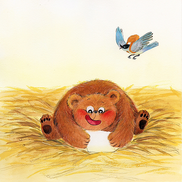 绘本《一天到晚打哈欠的熊》（图ZMzUxMTUwMjAw） - 绘本 - 站酷设计师小耳朵_ting原创素材 - 站酷ZCOOL