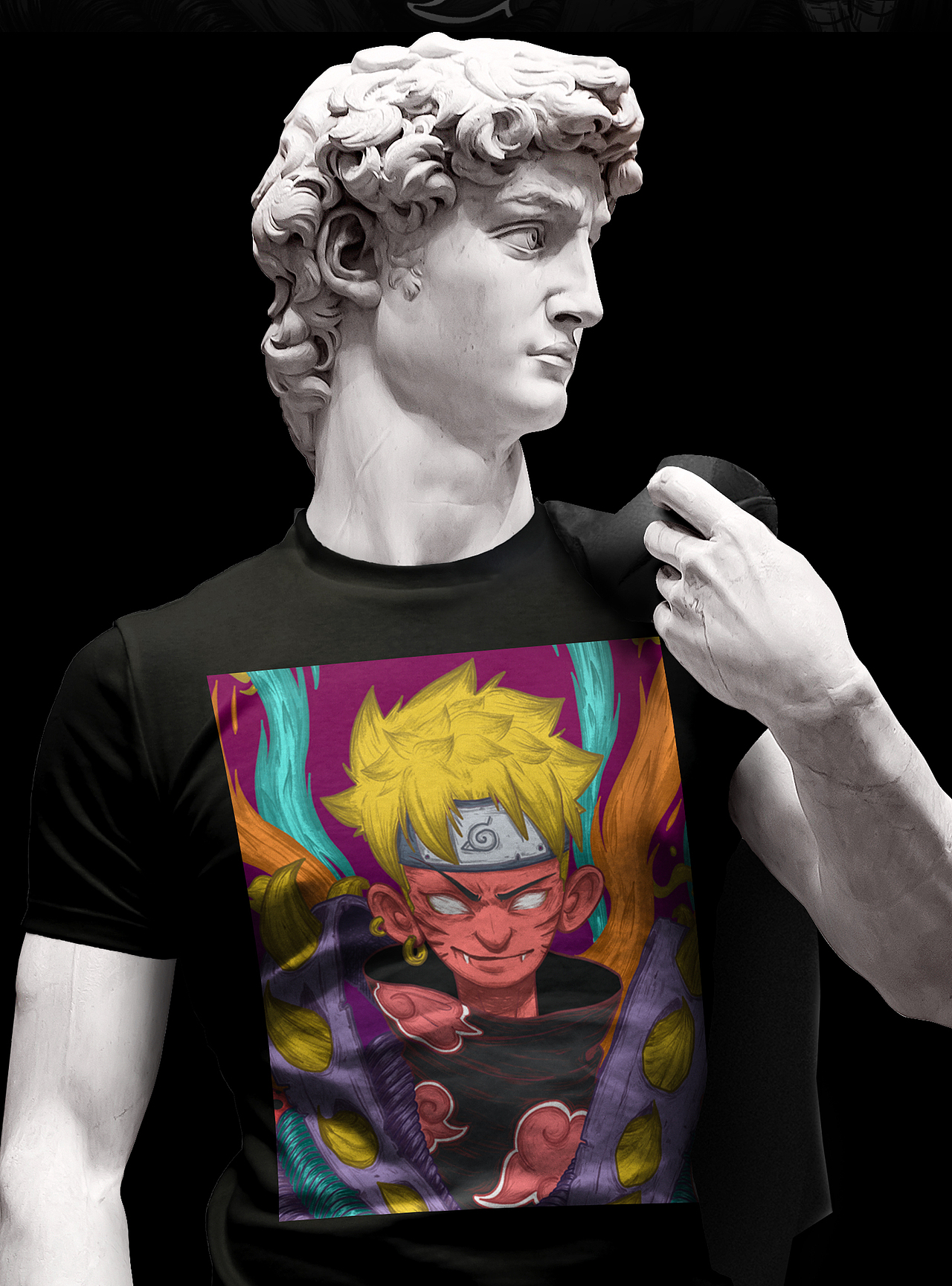 LINLIN DESIGN-Black naruto（图ZMTI5NDU1NDAw） - 商业插画 - 站酷设计师柴霖霖原创素材 - 站酷ZCOOL