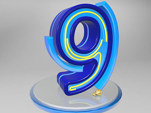 C4D三维字体渲染（个人主页-ZMzAzMzU3MTI=） - 其他三维 - 站酷设计师宝粥原创素材 - 站酷ZCOOL