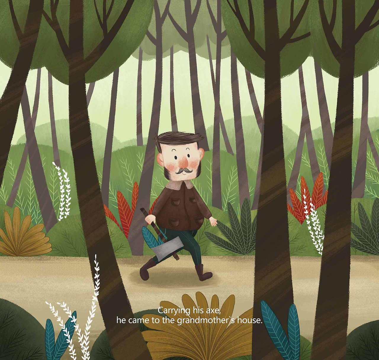 小红帽（图ZMTk2NTkwMDIw） - 儿童插画 - 站酷设计师八月秋插画原创素材 - 站酷ZCOOL