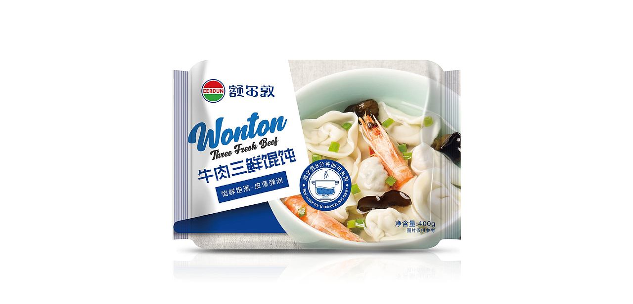 额尔墩馄饨包装【包装设计】（图ZMjI0NDkwNjM2） - 包装 - 站酷设计师光本互动原创素材 - 站酷ZCOOL