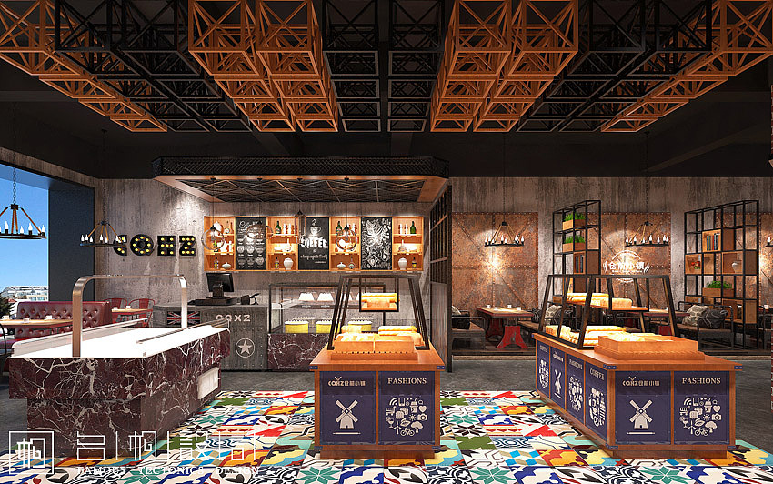 湖南长沙-仓前小镇面包店设计（图ZNDkwNzQ0MzY=） - 展陈设计 - 站酷设计师名构原创素材 - 站酷ZCOOL