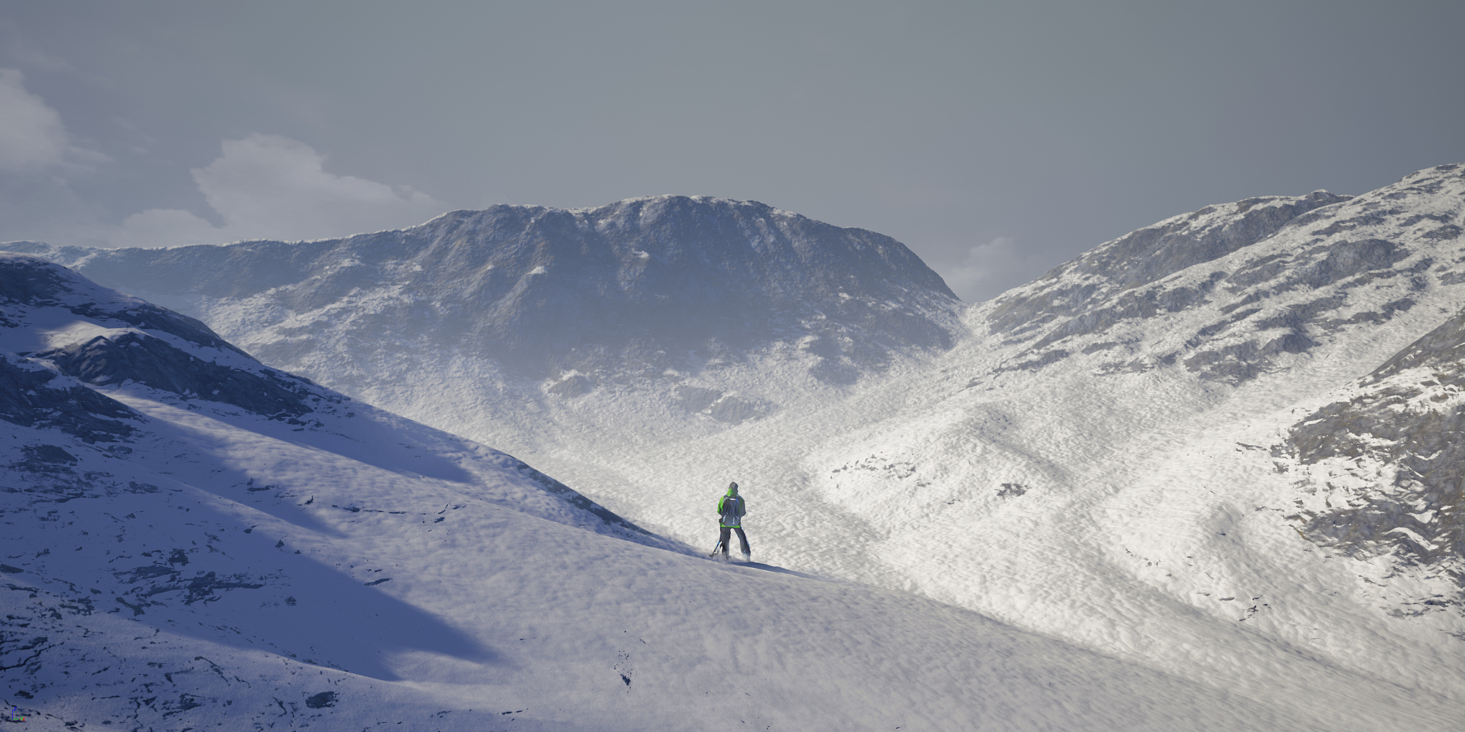 雪山|三维|场景|liuchee - 原创作品 - 站酷 (zcool)