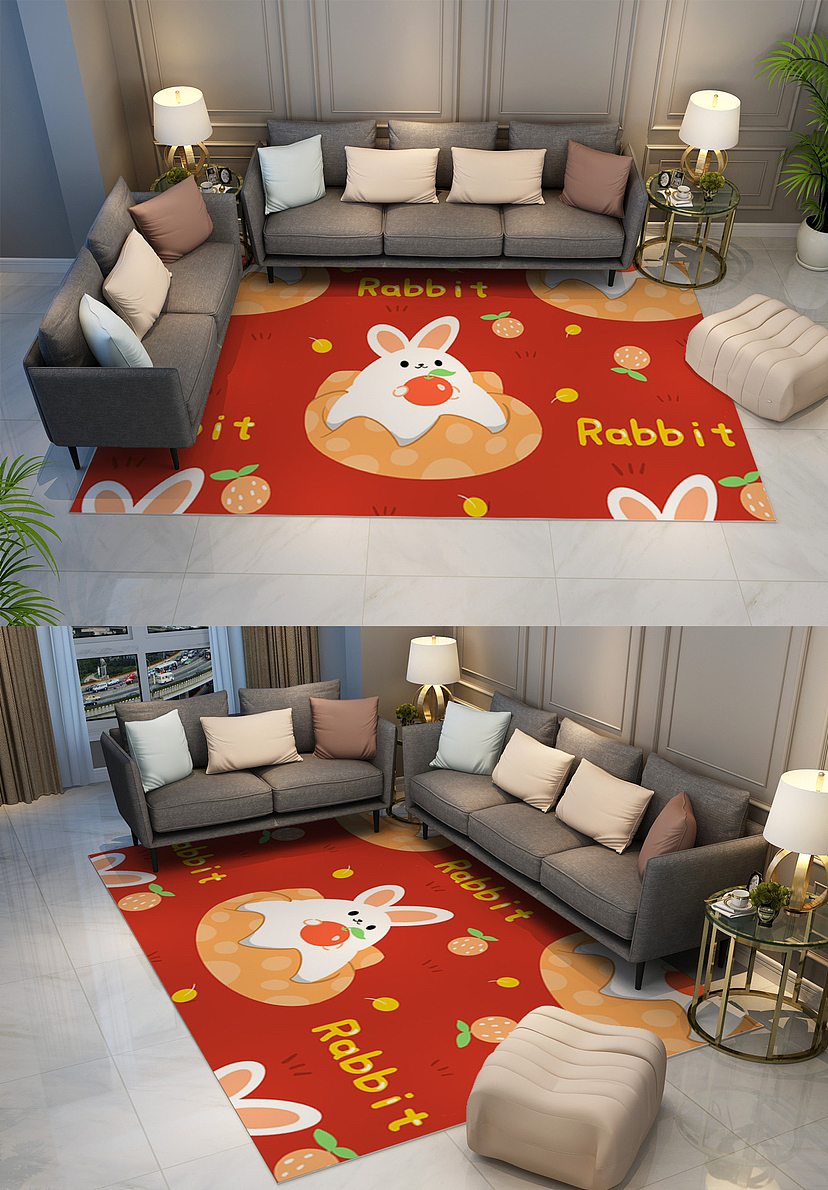 成稿待出|新年兔图案设计