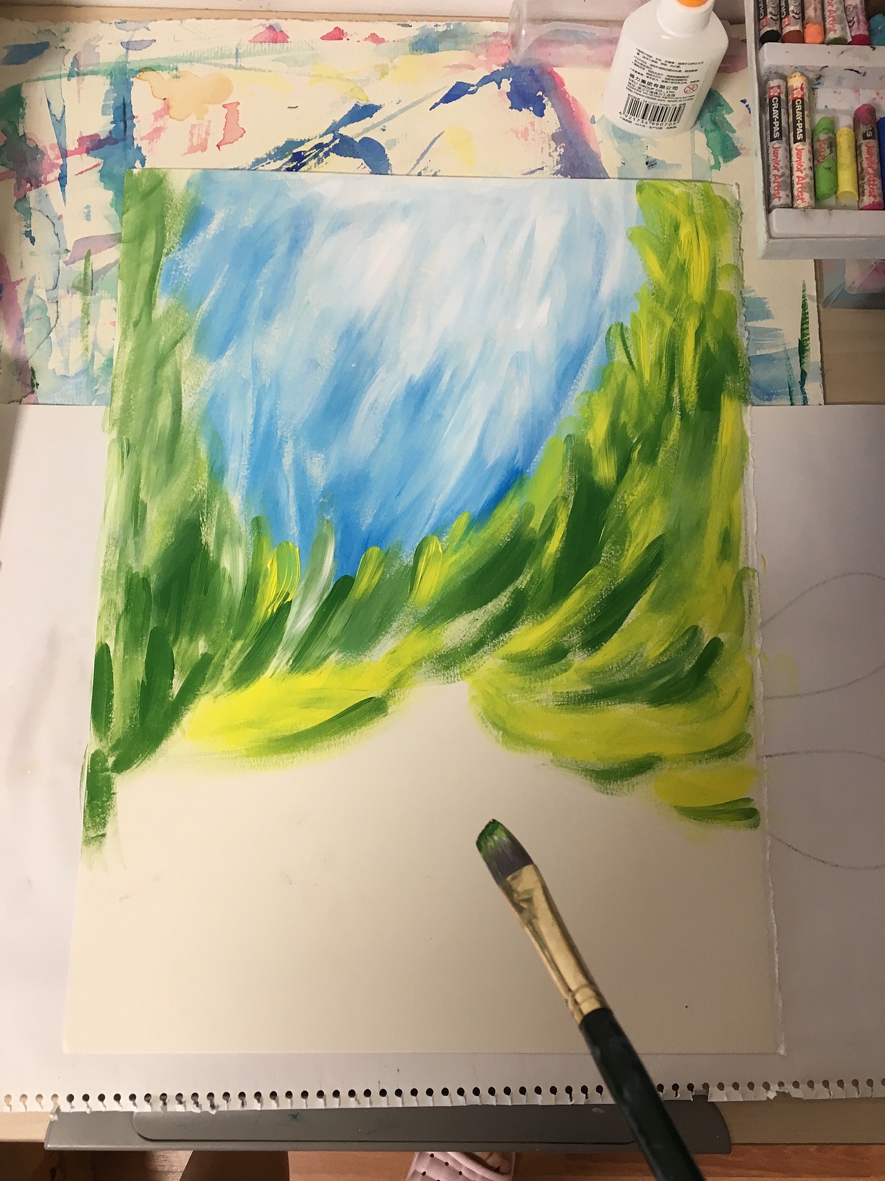 丙烯风景（图ZMTE0MzU3MDMy） - 绘画 - 站酷设计师ninili原创素材 - 站酷ZCOOL