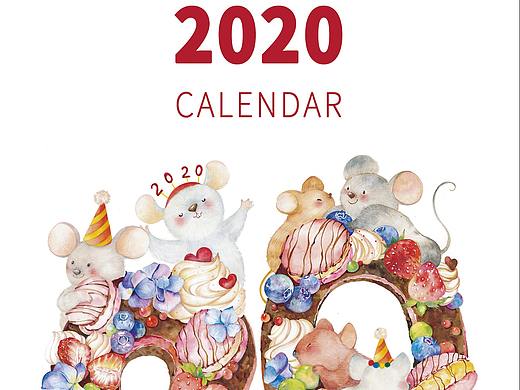 2020年小老鼠年历