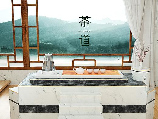 极简 茶盘产品外观设计