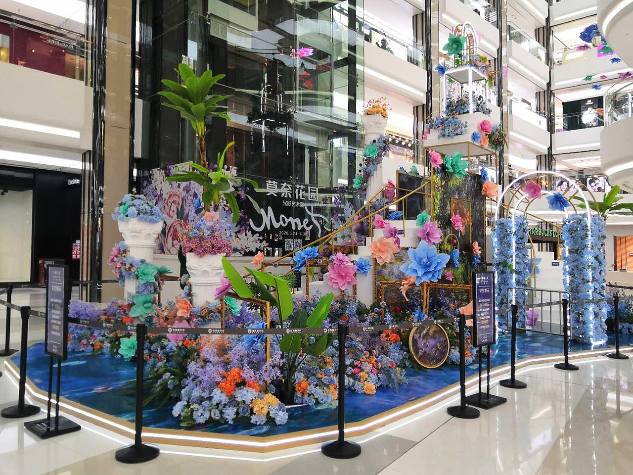 《莫奈花园》太原万象城美陈设计（图ZMjIxNDIzMjEy） - 展陈设计 - 站酷设计师掏泥老师套猴子原创素材 - 站酷ZCOOL