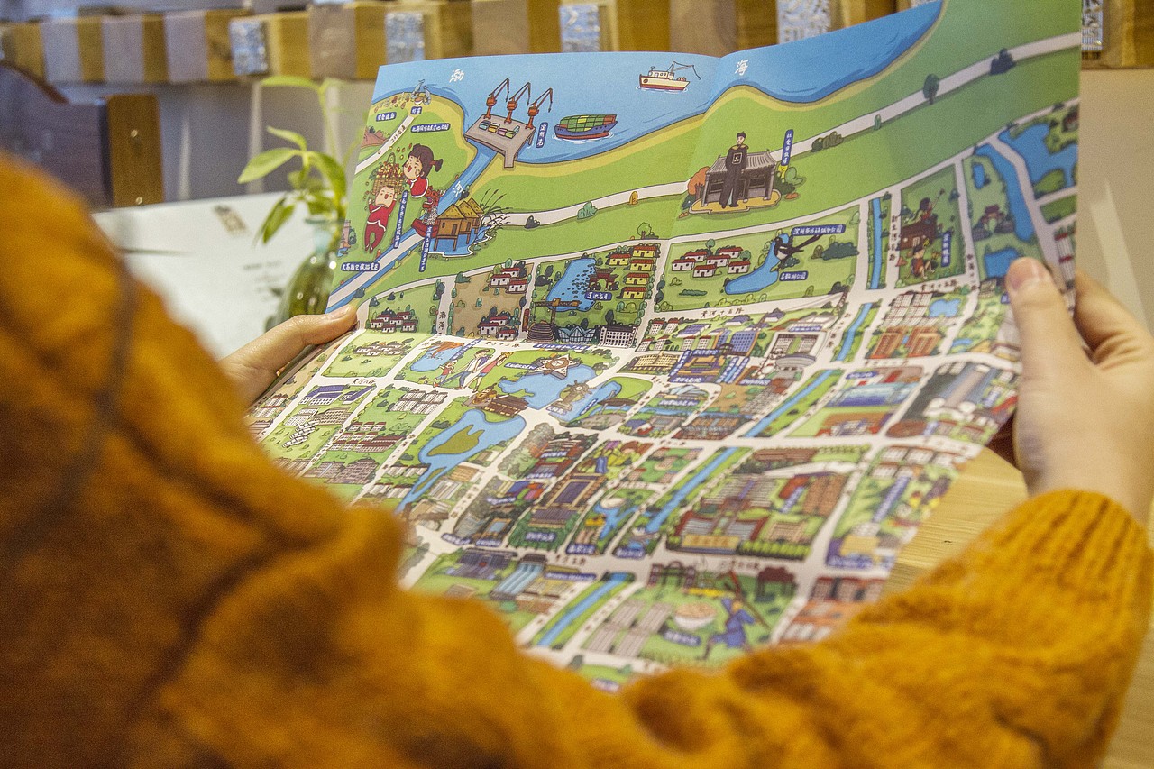 滨州手绘城市文化风情图