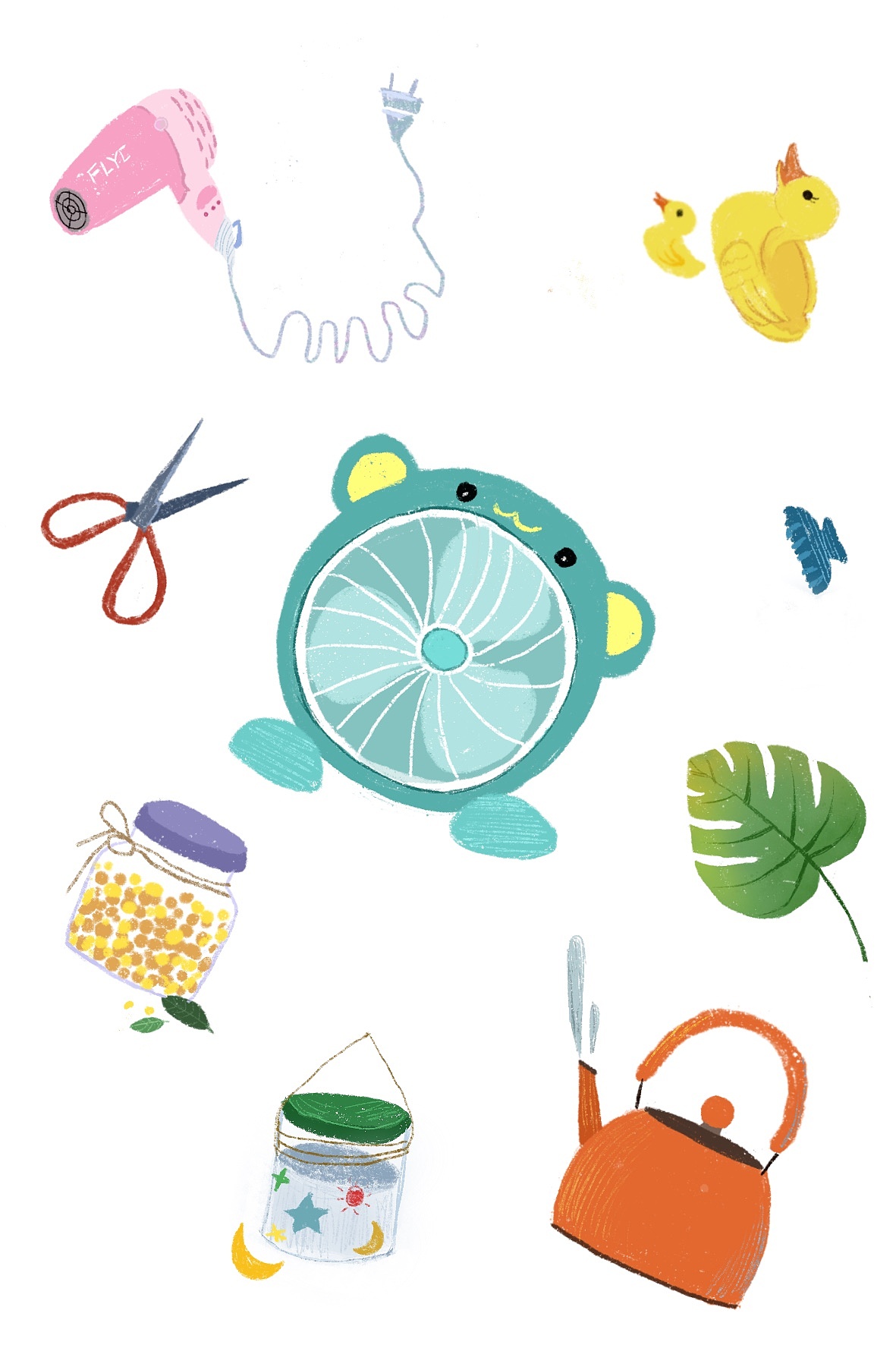 画画身边的小物件