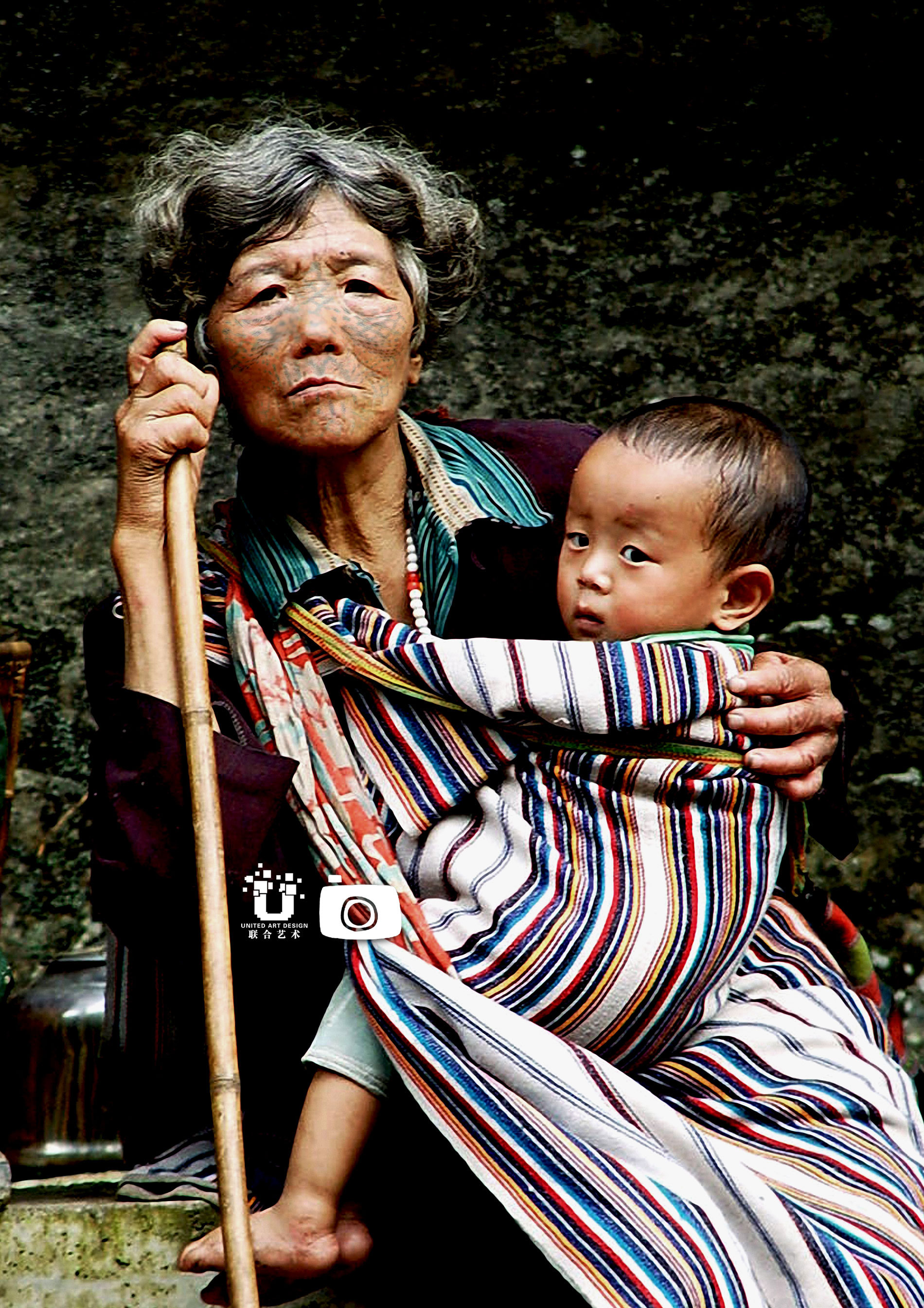 中国最后的纹面女（独龙江峡谷里的独龙族纹面女）|摄影|人像摄影|联合艺术 - 原创作品 - 站酷 (ZCOOL)