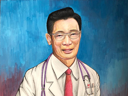 《鐘南山院士》（個人主頁-ZNDQyNTI3MzY=） - 繪畫 - 站酷設(shè)計師painting創(chuàng)微原創(chuàng)素材 - 站酷ZCOOL