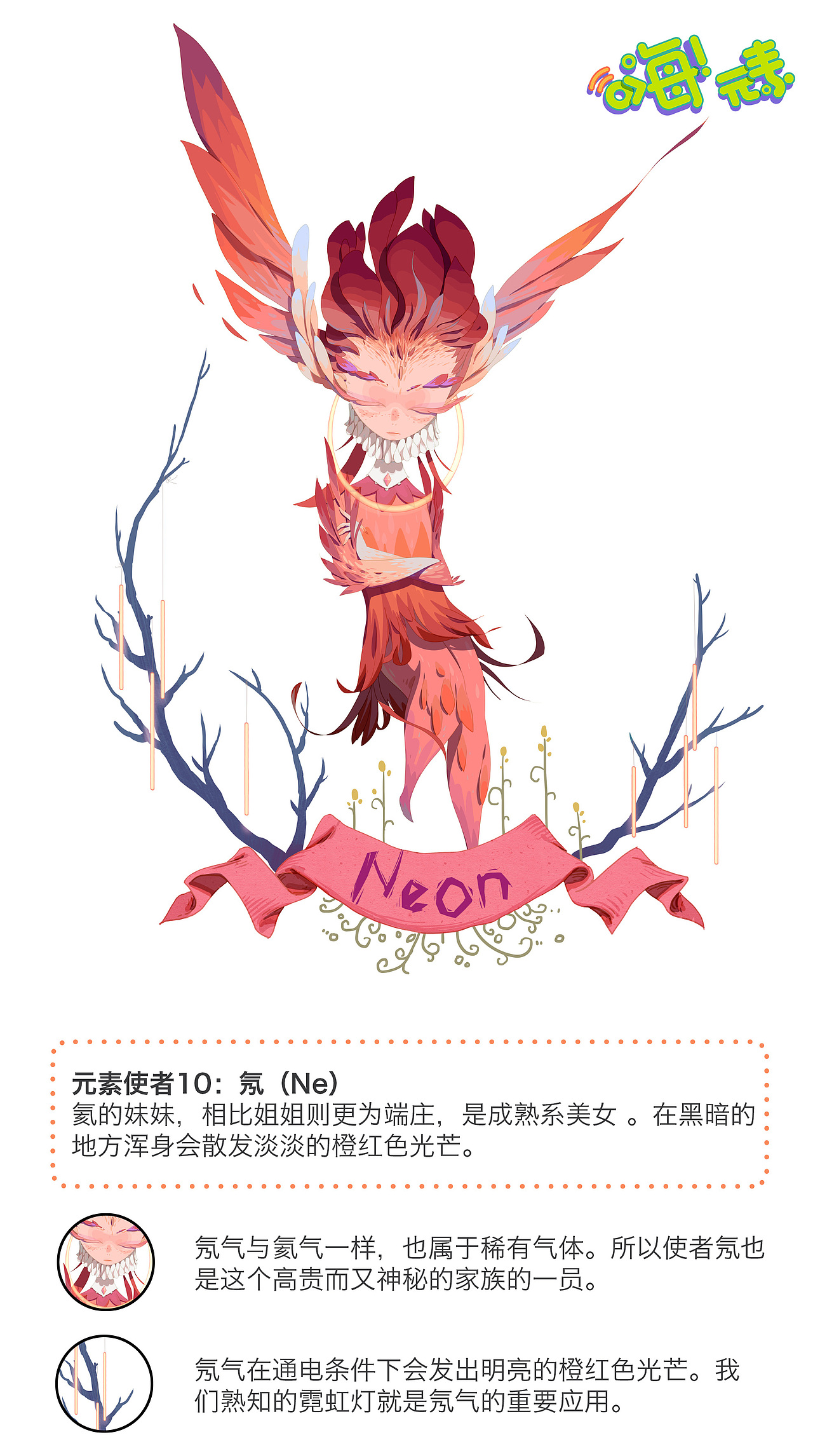 嗨!元素漫画人设