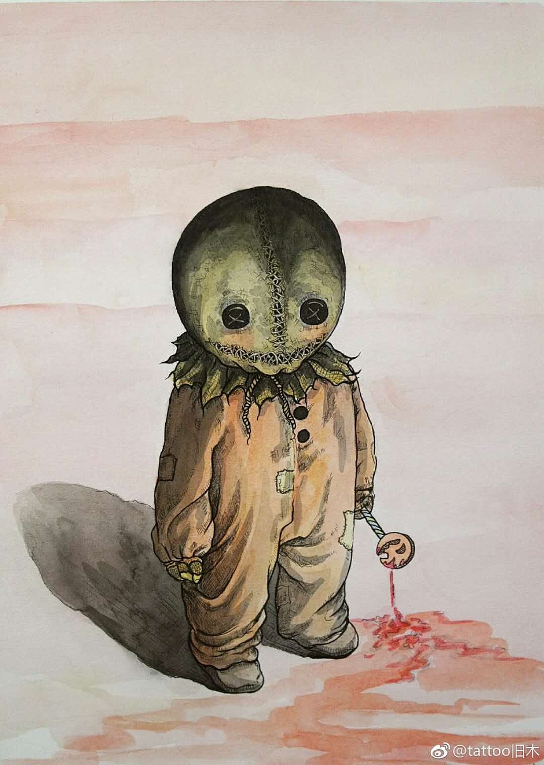 熒幕中的那些童年陰影（圖ZMTMyMjk1MzE2） - 創(chuàng)作習(xí)作 - 站酷設(shè)計(jì)師空山舊木原創(chuàng)素材 - 站酷ZCOOL