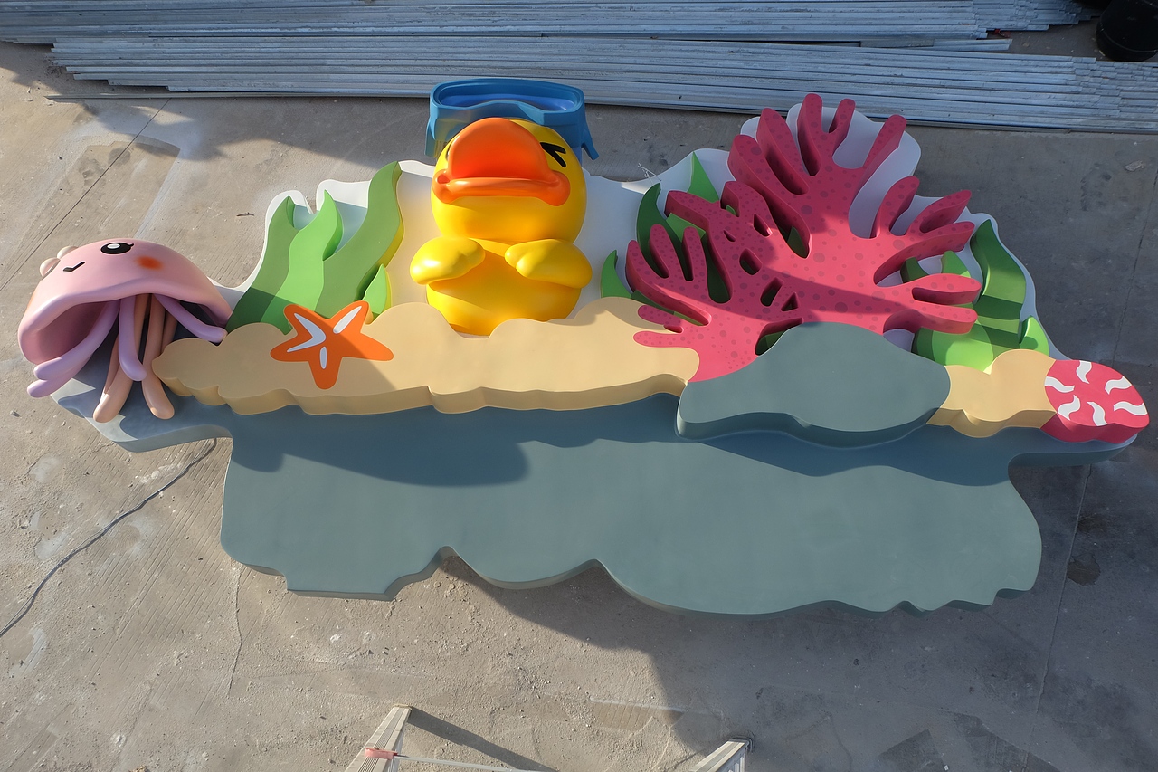 立体招牌玻璃钢门头卡通拱门网红店装饰IP门牌厂家定制