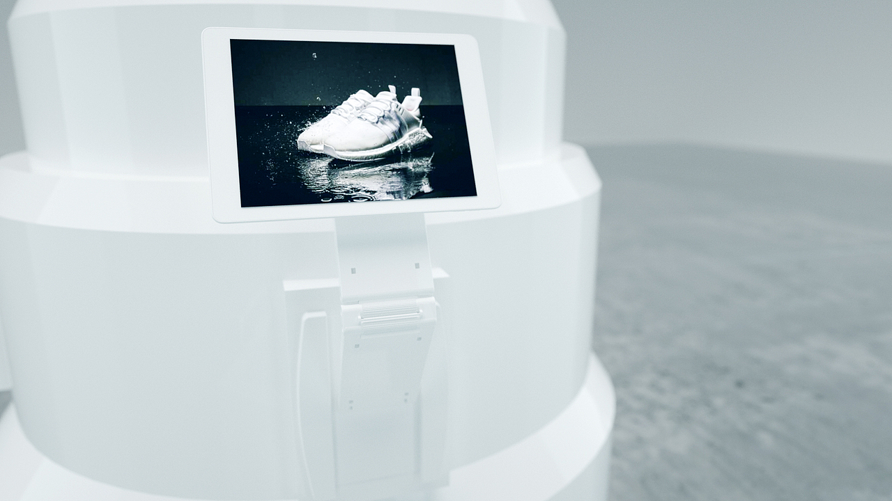 一组店陈科技展示道具设计