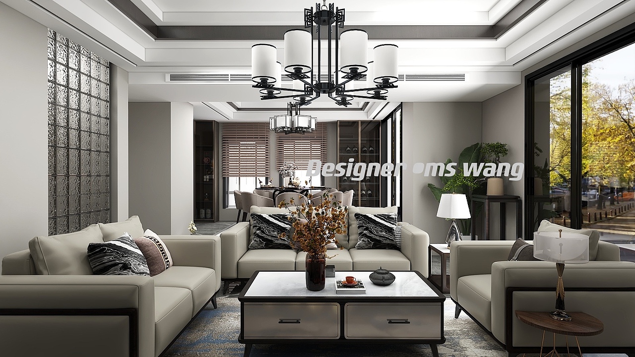 新中式的奢华（图ZMjk4MzY0MzM2） - 家装设计 - 站酷设计师Z64832755原创素材 - 站酷ZCOOL