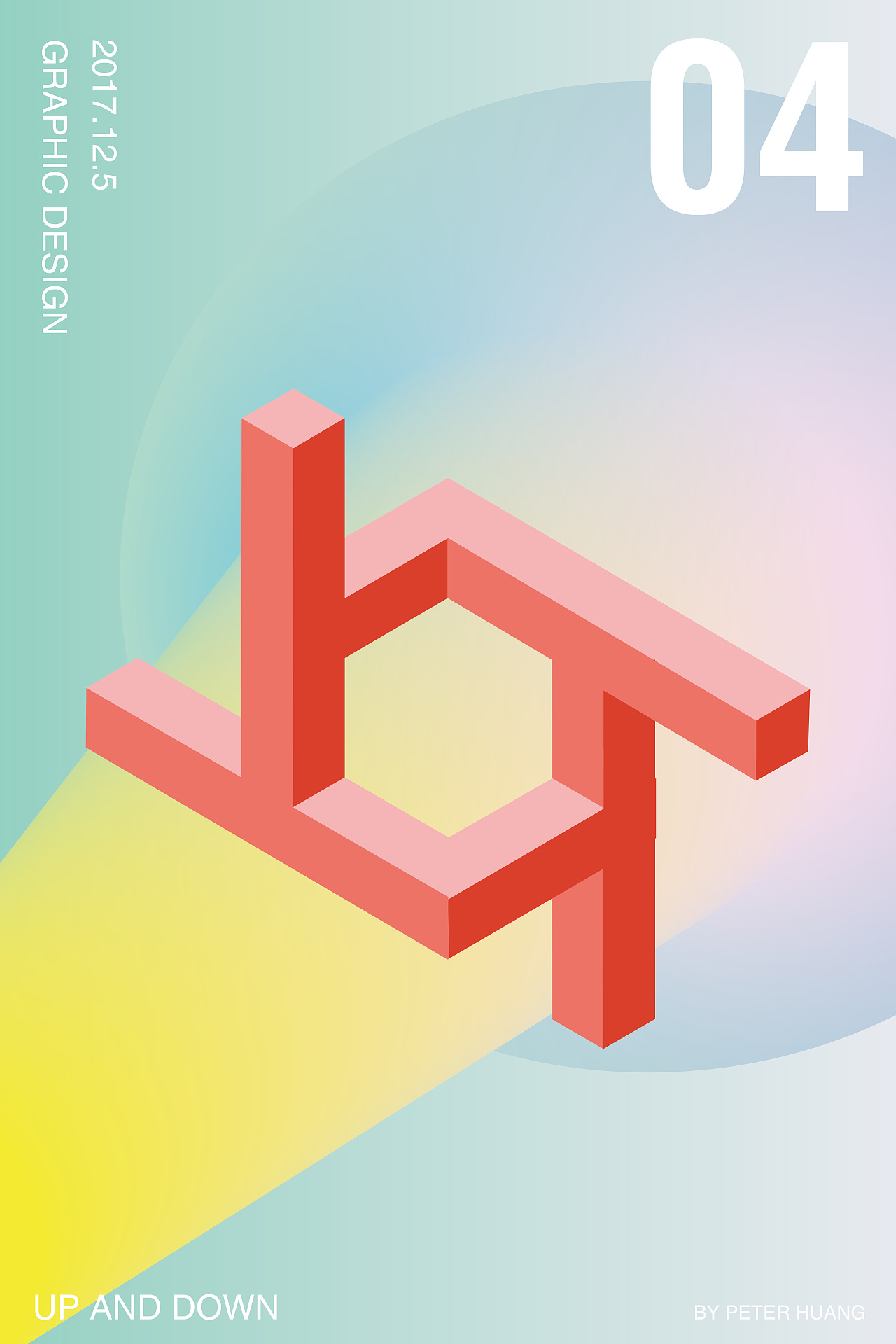 monument valley style poster 丨 纪念碑谷风格海报