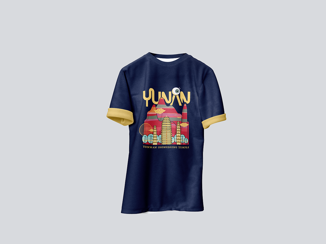 「YUNNAN」七彩崇圣寺（图ZMjEwNjE3ODI4） - 生活用品 - 站酷设计师diandiansa原创素材 - 站酷ZCOOL
