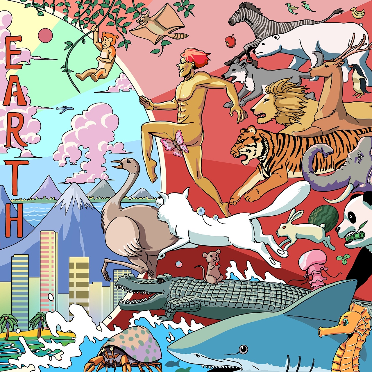 奔向地球（图ZMzA4OTAzNDMy） - 创作习作 - 站酷设计师艾伦格鲁特原创素材 - 站酷ZCOOL
