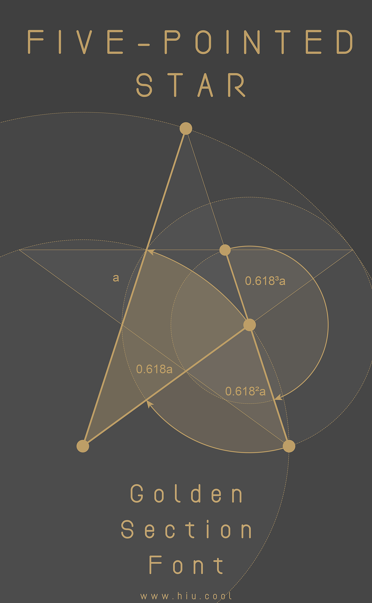 徒手画出标准五角星那你得先get下这个技能⑤