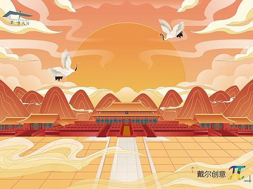 夢回太和殿（個人主頁-ZNTQ5NjA2NzY=） - 海報 - 站酷設計師于勒原創(chuàng)素材 - 站酷ZCOOL