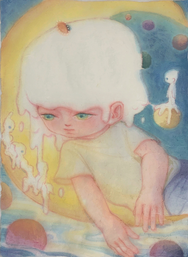 水墨原创-花溶的人生游乐场（图ZMzIxMTQ5NzAw） - 艺术插画 - 站酷设计师海雄的画原创素材 - 站酷ZCOOL