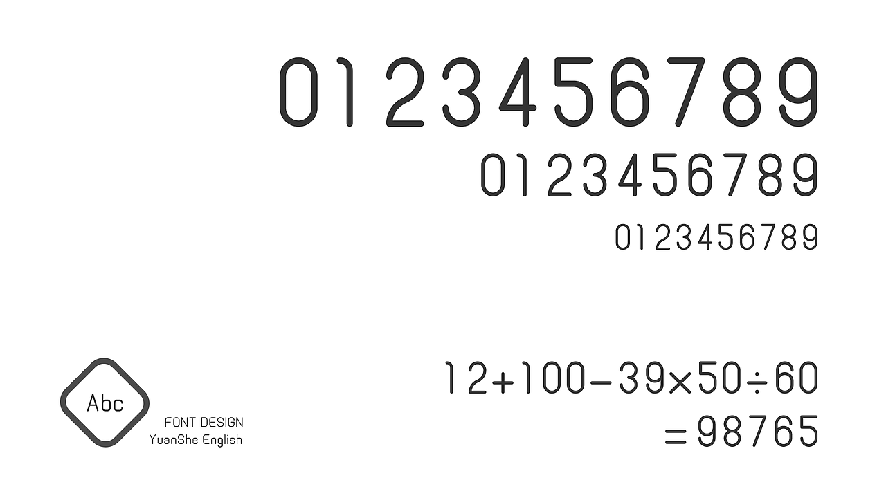 英文字体设计