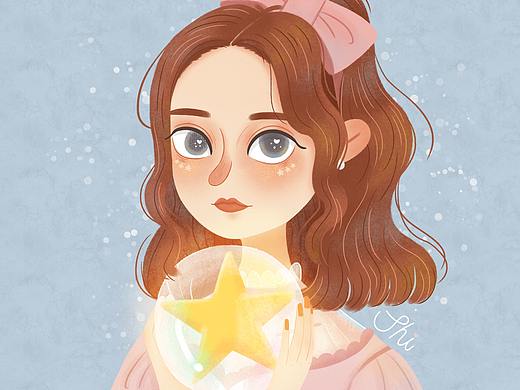插畫頭像-blingbling水晶球（個人主頁-ZNDUzMTcxMTI=） - 藝術插畫 - 站酷設計師huaibohe原創(chuàng)素材 - 站酷ZCOOL