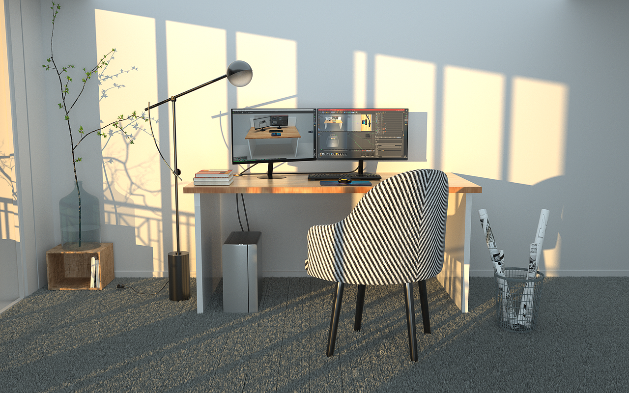 嘻嘻第一次大工程 渲染耗时52分钟~（图ZMjMyNDY2MjUy） - 场景 - 站酷设计师我真菜鸭原创素材 - 站酷ZCOOL