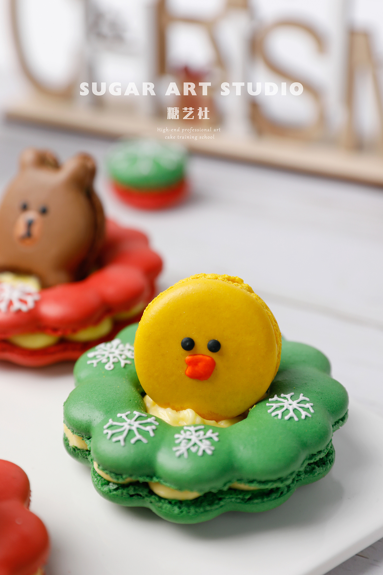 圣诞主题马卡龙