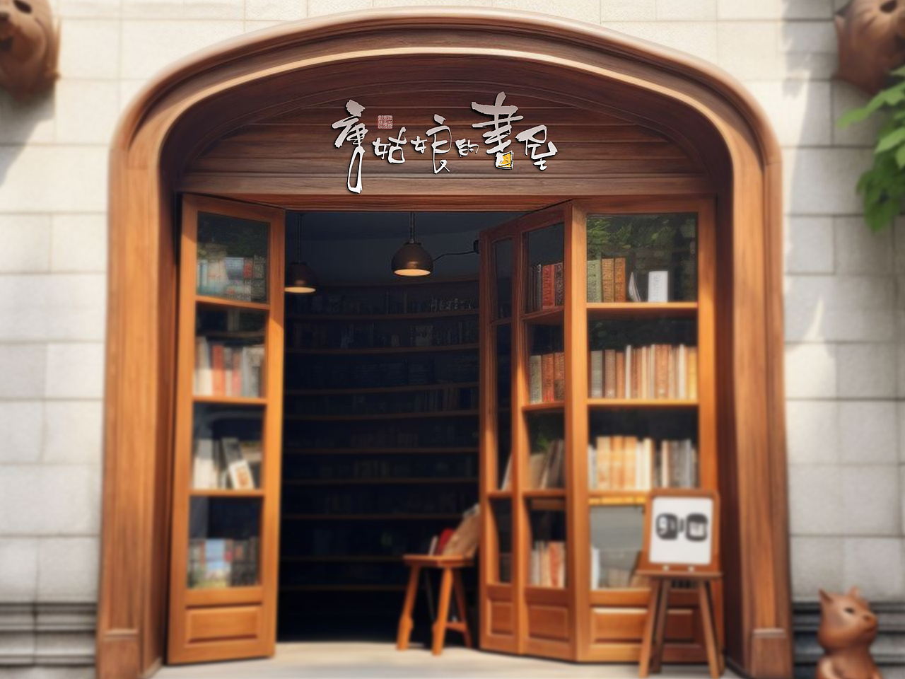 书店店名-唐姑娘的书屋