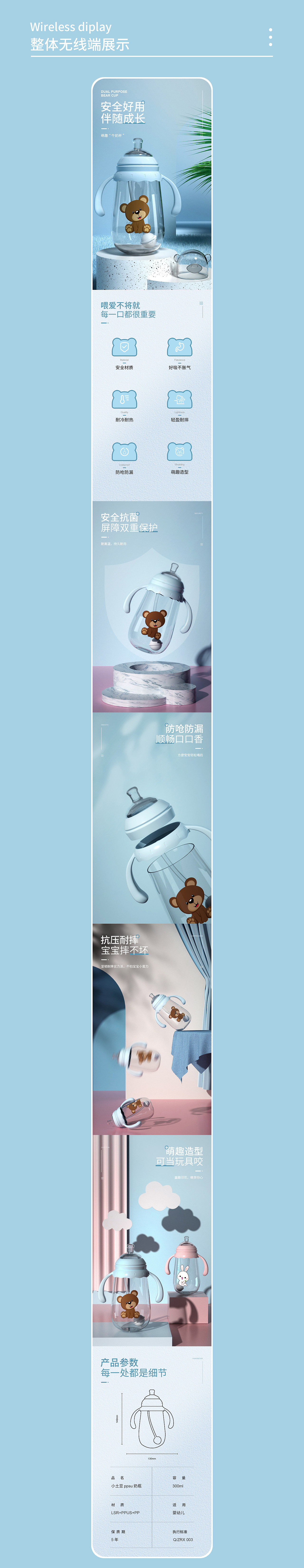 奶瓶详情页（图ZMjk1ODc2MjE2） - 电商 - 站酷设计师小小吃不胖原创素材 - 站酷ZCOOL