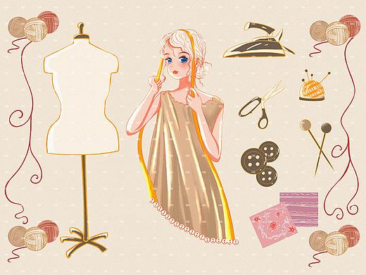 少女（个人主页-ZNDA3Njg5Mjg=） - 创作习作 - 站酷设计师奈奈颓原创素材 - 站酷ZCOOL