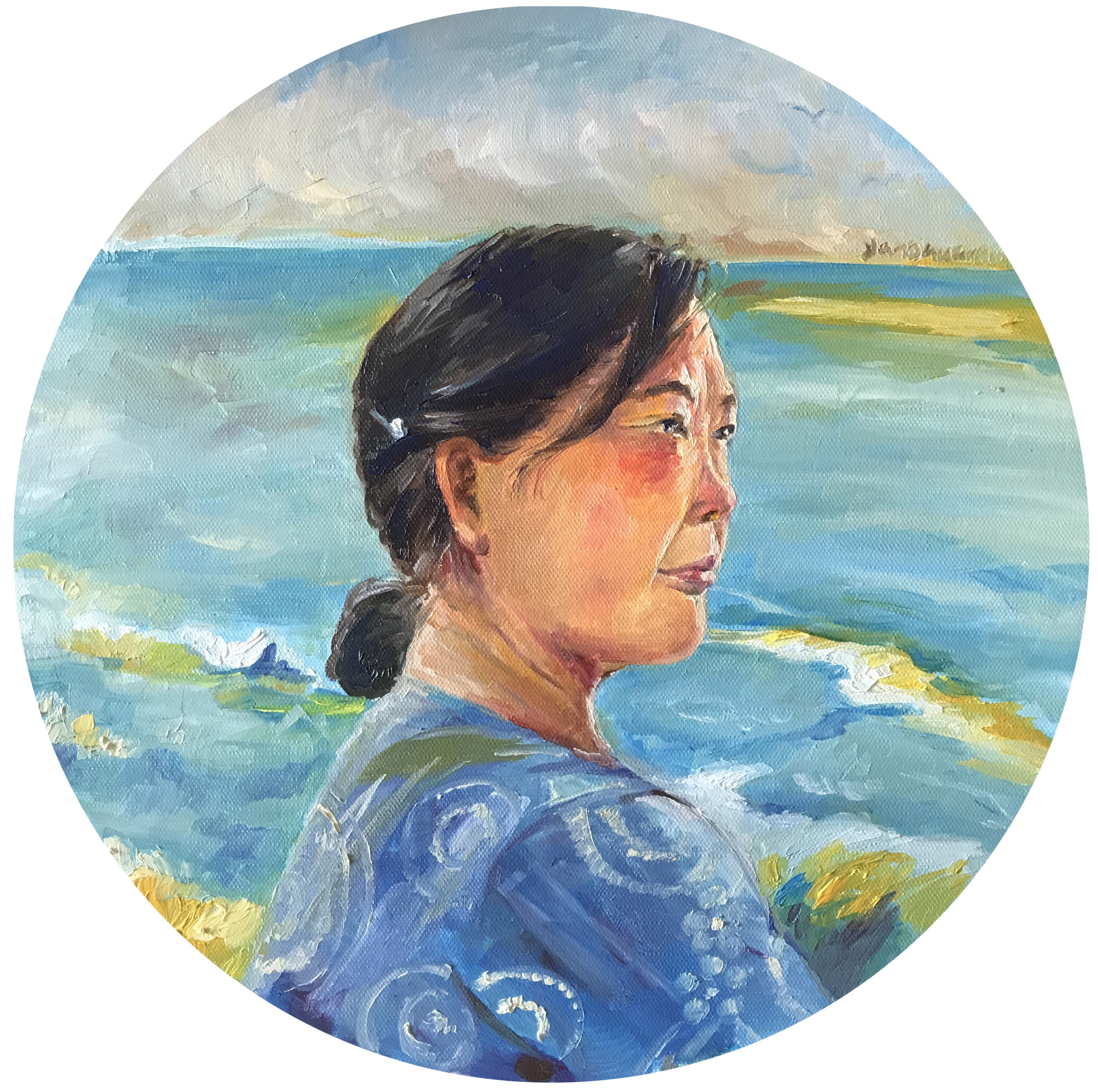 外婆|纯艺术|油画|opium_欢子 - 原创作品 - 站酷 (zcool)