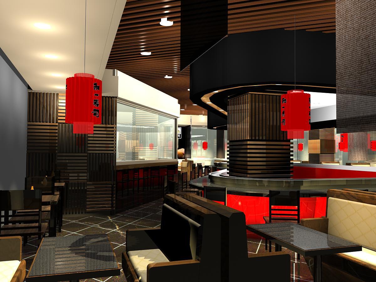 祥迪设计 | 和一寿司设计（图ZMTQ0MzM1MDY0） - 家装设计 - 站酷设计师祥迪设计原创素材 - 站酷ZCOOL