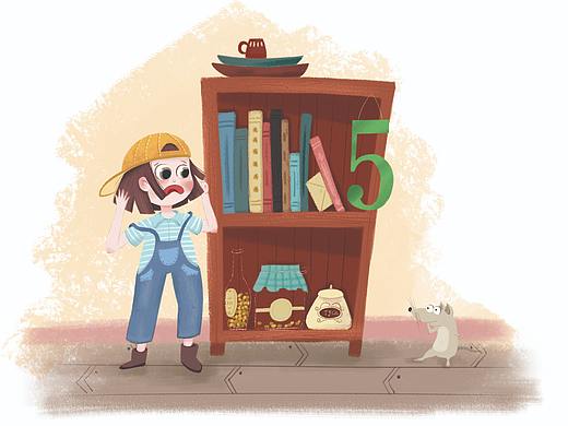 惊恐（个人主页-ZNDM4ODQ5ODQ=） - 儿童插画 - 站酷设计师星星就是太阳原创素材 - 站酷ZCOOL