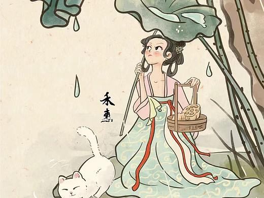 水墨国风插画