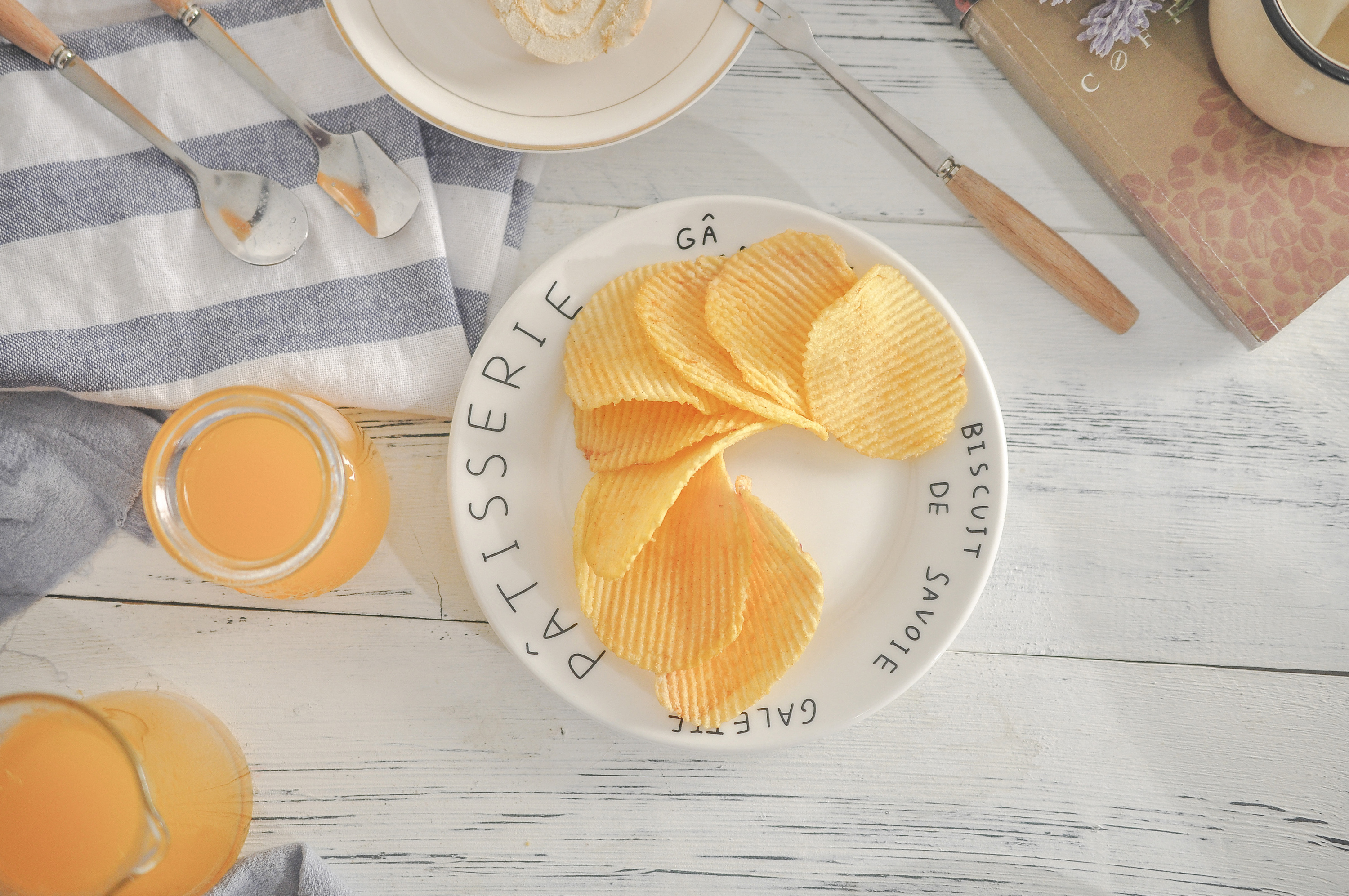 薯片 土豆片 摄影