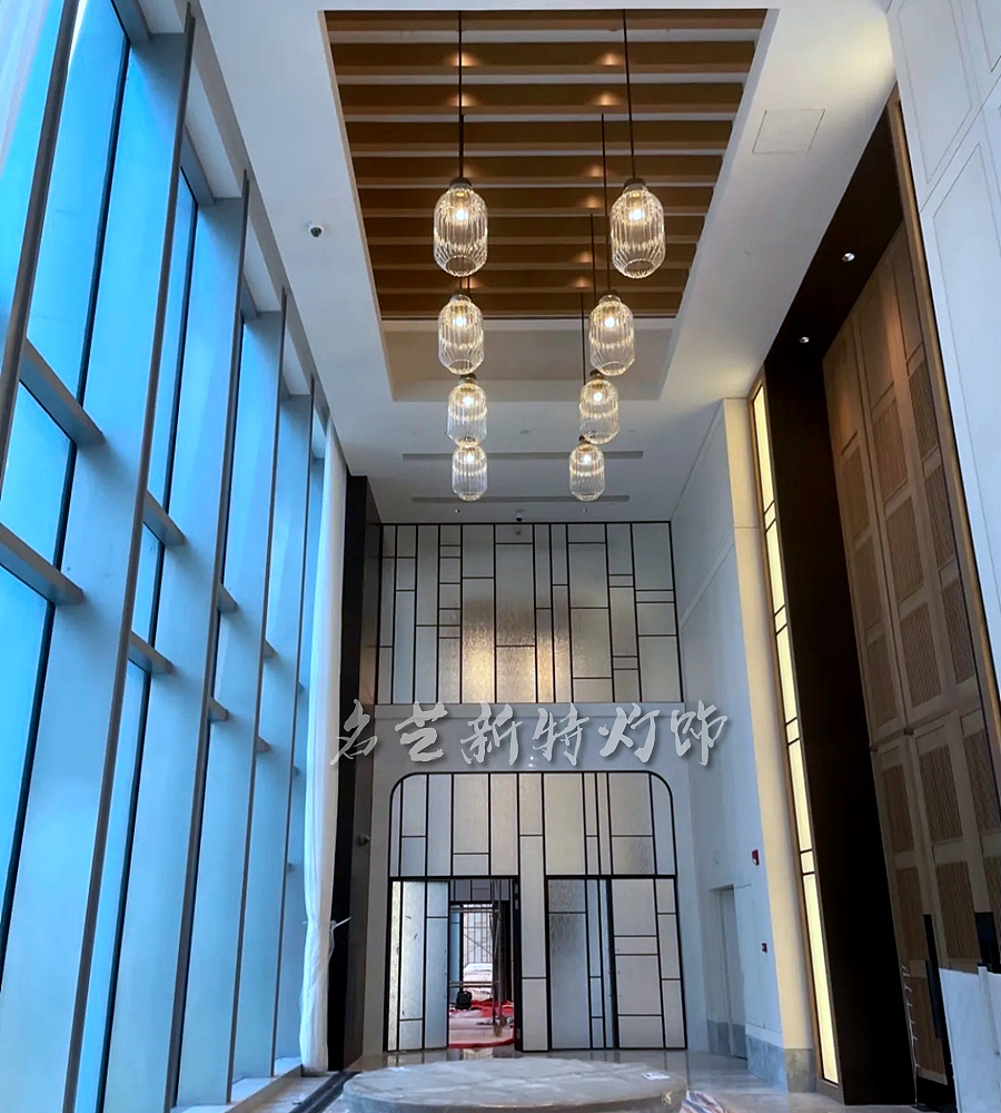 上海前滩酒店工程灯具定制解决方案