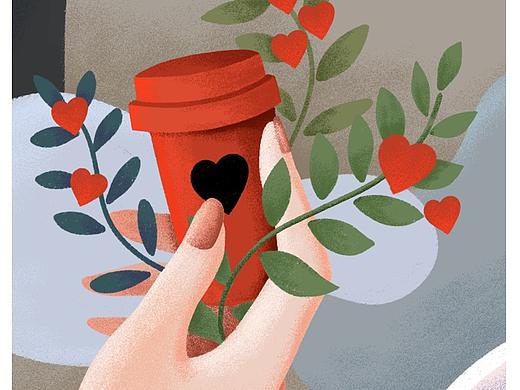 CEPHEI COFFEE 天猫详情页 插画设计