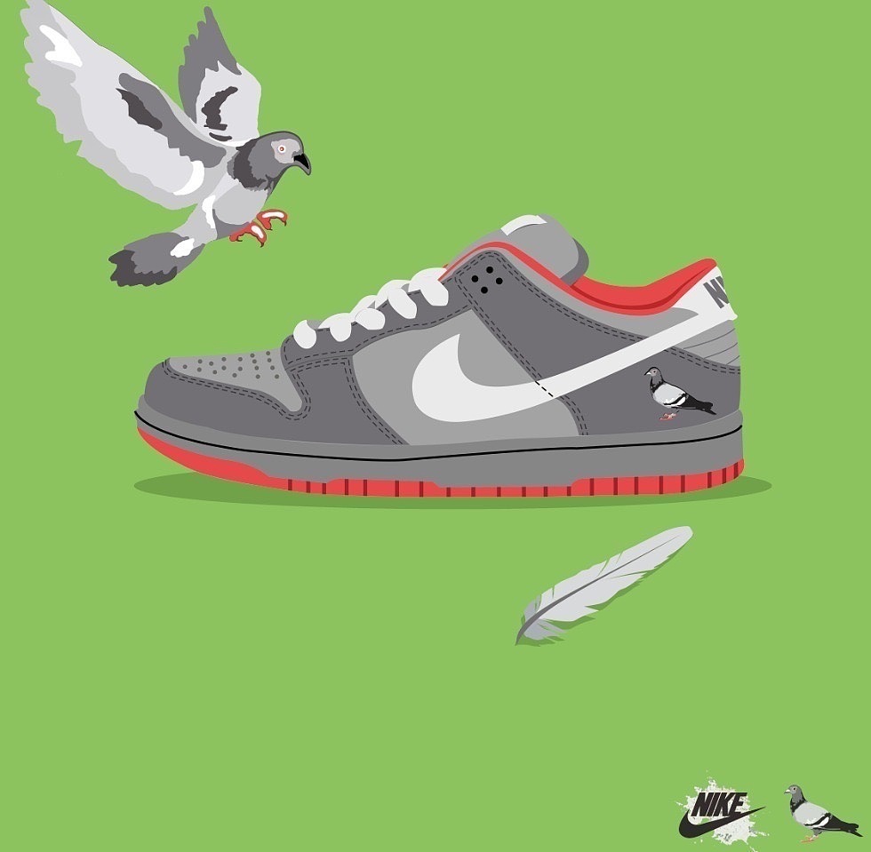 nike sb（图ZMjg0NDcwNTY=） - 商业插画 - 站酷设计师madashan原创素材 - 站酷ZCOOL