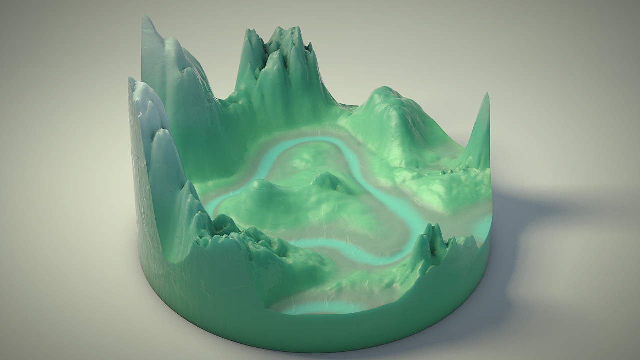 山地微缩模型（图ZNDYyNDE1NDQ=） - 场景 - 站酷设计师DIPPER迪普原创素材 - 站酷ZCOOL