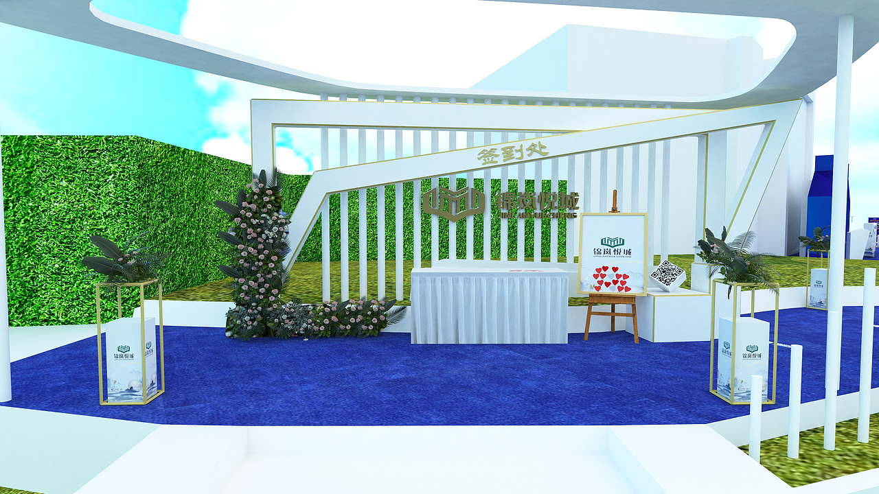 营销中心开放活动效果图及执行（锦岚悦城）（图ZMjA1NTcwNjgw） - 场景 - 站酷设计师放狼的小羊原创素材 - 站酷ZCOOL