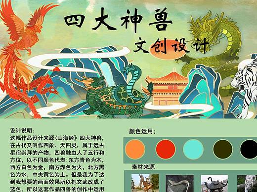 四大神獸+云南建筑（個人主頁-ZNjczNTgyNTY=） - 新銳潮流插畫 - 站酷設計師一只小鹿o原創(chuàng)素材 - 站酷ZCOOL